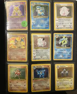 1999 Pokemon Master Base Set Unlimited 102/102 Complete Set MP-LP+ VINTAGE - Image 1