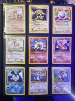 1999 Pokemon Master Base Set Unlimited 102/102 Complete Set MP-LP+ VINTAGE - Image 3