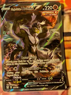 Single Strike Urshifu V 151/163 Battle Styles LP Pokemon - Image 1