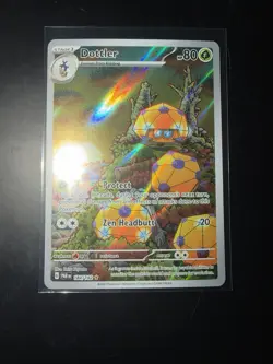 Dottler Illustration Rare Holo - 184/182 - Paradox Rift Pokemon 2023 - Image 1