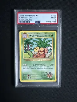 Pokemon Exeggutor TCG 109/108 XY Evolutions PSA 9 - Image 1