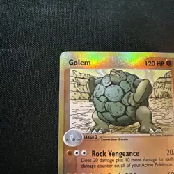 Pokemon TCG Golem EX Dragon 5/97 Reverse Holo Rare LP - Image 2
