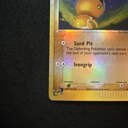 Trapinch Sandstorm Reverse Holo Card 82/100 LP Pokemon - Image 5