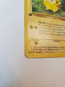 Pikachu - 60/64 [Jungle] Pokemon TCG - 1ST EDITION - vintage - HP - Image 2