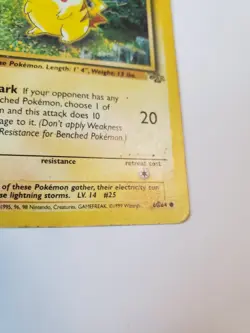 Pikachu - 60/64 [Jungle] Pokemon TCG - 1ST EDITION - vintage - HP - Image 3