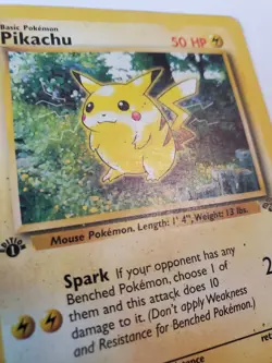Pikachu - 60/64 [Jungle] Pokemon TCG - 1ST EDITION - vintage - HP - Image 5