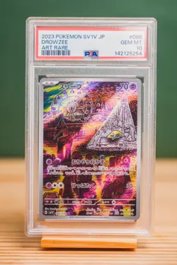 2023 POKEMON JAPANESE SV1V-VIOLET EX ART RARE #086 DROWZEE PSA 10 - Image 1