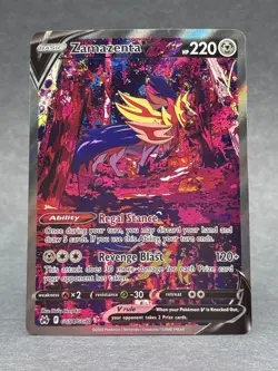 Pokemon - GG54/GG70 Zamazenta V Crown Zenith Galarian Gallery Ultra Rare Holo NM - Image 1