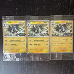 Pokemon Luxray 028/088 Best Buy Perfect Order Stamped Holo Sealed Promo x3 - Image 1