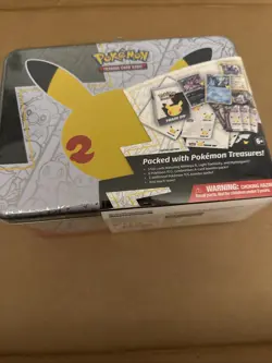 Pokemon TCG Celebrations 25th Anniversary Collector Chest Lunchbox Tin Sealed - Image 1