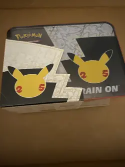 Pokemon TCG Celebrations 25th Anniversary Collector Chest Lunchbox Tin Sealed - Image 2