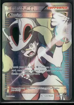 Korrina - 111/111 - Pokemon Furious Fists XY Full Art Ultra Rare Card LP/NM - Image 1