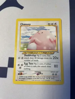 Pokemon TCG Chansey 31/105 Neo Destiny Regular Lightly Played - Image 1