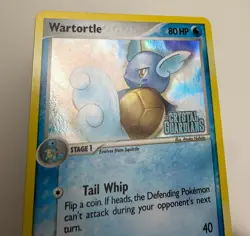 2006 POKEMON EX CRYSTAL GUARDIANS WARTORTLE 43/100 STAMPED REVERSE HOLO LP-M - Image 4