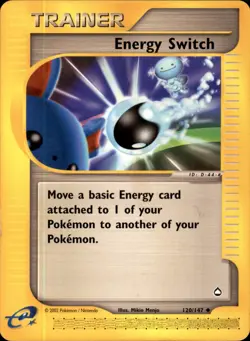 Energy Switch 120/147 Regular - Pokemon Aquapolis - LP - Image 1