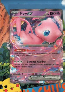 Pokemon TCG Mew ex 151/165 Pokemon 151 Full Art Ultra Rare NM/M - Image 1