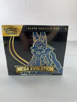 Pokemon Mega Evolution Base Set Elite Trainer Box Lucario ETB NEW SEALED - Image 1