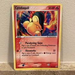 Cyndaquil EX Unseen Forces 54/115 - Reverse Holo Stamped - Pokemon TCG 2005 - MP - Image 1