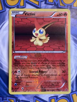 Pokemon Victini 14/101 Noble Victories Reverse Holo Rare MP - Image 1