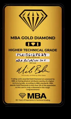 2000 WOTC POKEMON 2000 MOVIE ANCIENT MEW PROMO HOLO PSA 10 MBA GOLD DIAMOND - Image 3