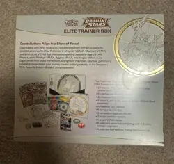 Pokemon TCG SWSH Brilliant Stars Elite Trainer Box ETB Sealed -- CLEAN BOX!! - Image 2