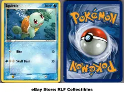 2006 Pokemon, EX Crystal Guardians, #63/100 Squirtle, Common (b) - Image 1