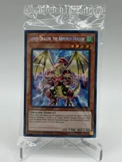 Yugioh! Armed Dragon, The Armored Dragon HAC1-EN173 Secret Rare Limited Edition - Image 1