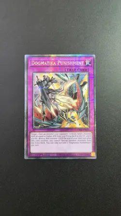 Yu-Gi-Oh Dogmatika Punishment RA01-EN076 Quarter Century Rare - Image 1