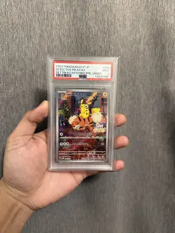 2023 POKEMON JPN SV-P PROMO #098 DETECTIVE PIKACHU PSA 9 - Image 1