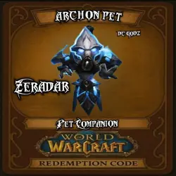 WORLD OF WARCRAFT Archon Pet Companion ZERADAR ✨ WoW TCG Transmog Loot ✨ - Image 1