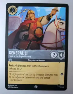 Disney Lorcana TCG - Reign Of Jafar: General Li (187/204) - Common - Near Mint - Image 1