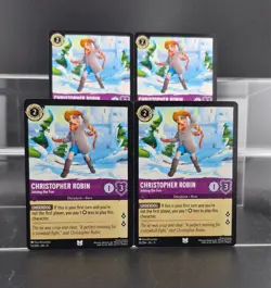 Disney Lorcana Christopher Robin - Joining the Fun 55/204 Winterspell UC 4 Cards - Image 1
