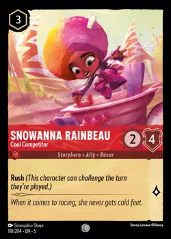 Snowanna Rainbeau - Cool Competitor Foil (110) Shimmering Skies Disney Lorcana - Image 1