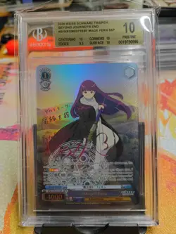 Weiss Schwarz Frieren Beyond Journey's End SFN/S108-073SSP SSP Mage Fern BGS 10 - Image 1