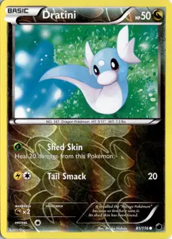Dratini 81/116 Reverse Holo Plasma Freeze Pokemon Card TCG - Image 1