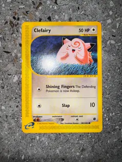 Pokemon TCG Cards Clefairy 101/165 Expedition - Image 3