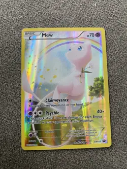 Mew XY110 XY Promo Holo Pokemon TCG Basic Psychic 70 HP English 40+ Attack Card - Image 1