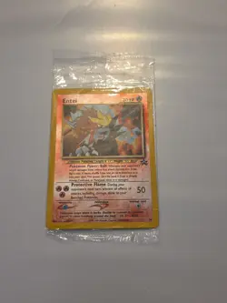 Pokemon Neo Entei Black Star Promo Card #34 Movie Promo Unsealed - Image 2