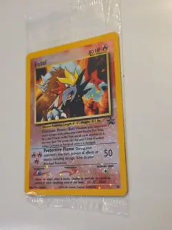 Pokemon Neo Entei Black Star Promo Card #34 Movie Promo Unsealed - Image 3