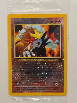 Pokemon Neo Entei Black Star Promo Card #34 Movie Promo Unsealed - Image 5