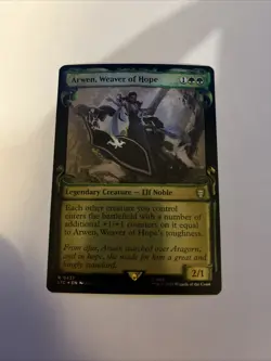 Arwen Weaver Of Hope Showcase Scrolls Foil Card #0437 MTG LP - Image 1