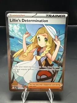Pokemon TCG Mega Evolution Lillie’s Determination Full Art Trainer Card 169/132 - Image 2