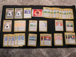 1st Edition Shadowless and MORE Pokemon Vintage Trainer Card Lot - Image 1