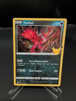 Yveltal - 019/025 Celebrations 25th Anniversary Holo Rare Pokemon - NM/MINT Card - Image 1