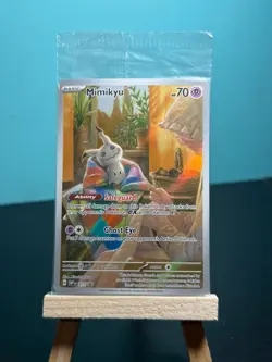 Pokemon TCG Mimikyu 075 Sv: Scarlet & Violet Black Star Promo Card Holo SEALED - Image 1