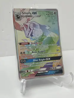 Silvally GX Secret 262/236 Sm-Cosmic Eclipse Holo Rainbow Pokemon TCG Card - Image 2