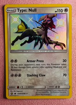 Type: Null | SV45/SV94 | Hidden Fates Shiny Vault | Pokemon Card Shiny Holo | NM - Image 1