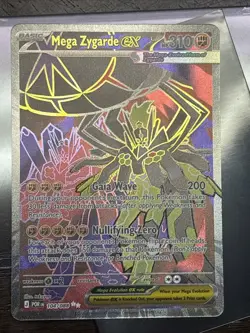 Pokemon Mega Zygarde EX Full Art Holo Card 104/088 Perfect Order - Image 1