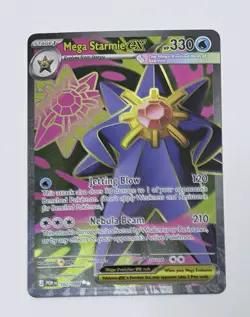 Pokemon MEGA Starmie EX Perfect Order Pokemon Card Full Art ENGLISH - Image 1