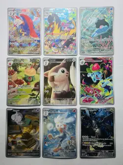 Pokemon Tcg Lot Of 9 Illustration Rare Cards - Various Sets - Image 1
